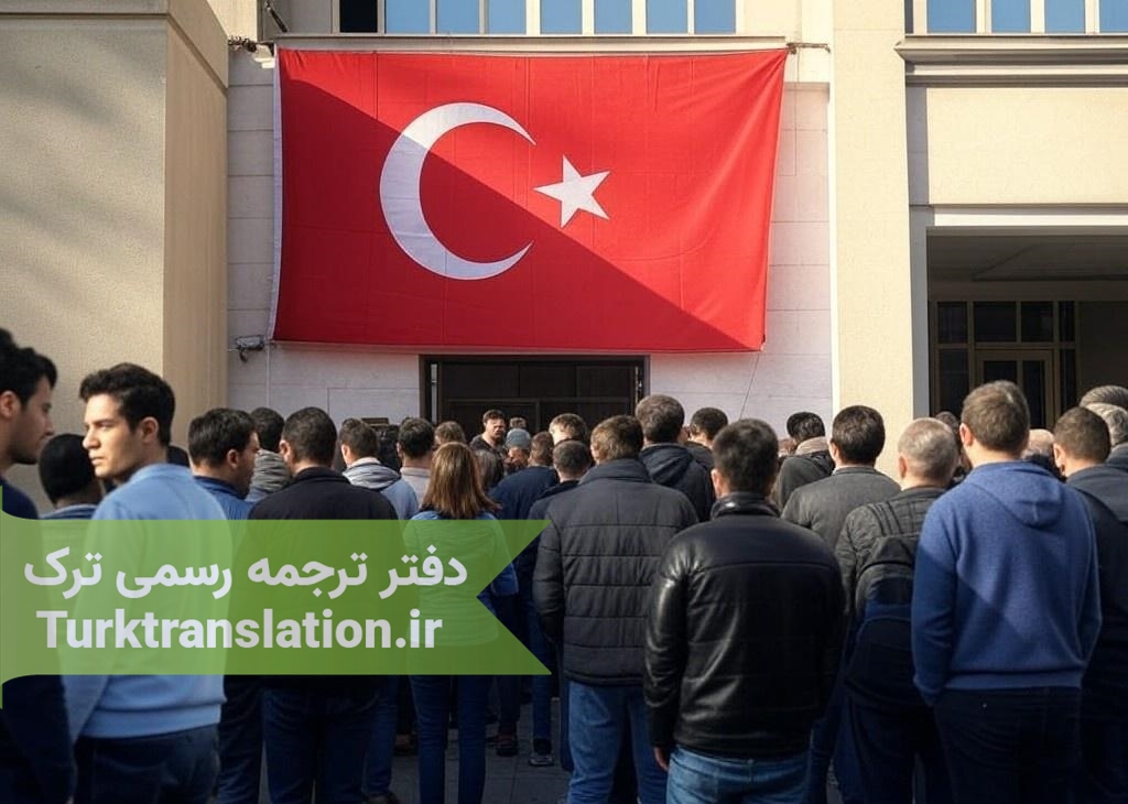 صف طولانی سفارت ترکیه بابت تاییدات